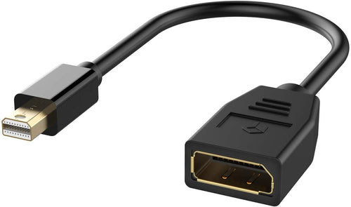 変換アダプター Mini DisplayPort（オス）DisplayPort（メス）